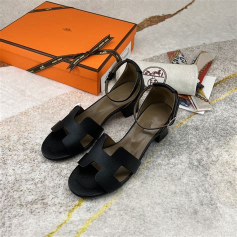 encens 50 sandal hermes|HERMES Calfskin Encens 50 Sandals 38.5 Black.